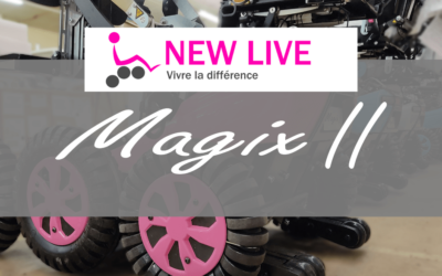 Equipment and options of the Magix II electric wheelchair