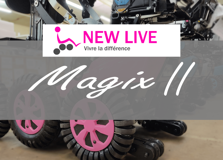 Equipment and options of the Magix II electric wheelchair